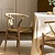 Chilthorne Wishbone Dining Chair Set of 2 Lime Wash