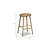 Lilley Bar Stool Lime Wash