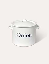 Enamel Onion Store White