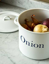 Enamel Onion Store White
