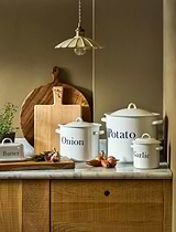 Enamel Onion Store White