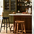 Lilley Bar Stool Black