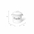 Enamel Garlic Store White