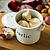 Enamel Garlic Store White