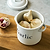 Enamel Garlic Store White
