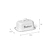 Enamel Butter Dish with Lid White