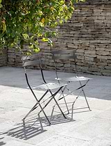 Rive Droite Bistro Chairs Set of 2 Silver