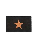 Star Doormat Large Charcoal