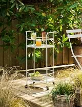 Rive Droite Drinks Trolley Clay