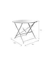Rive Droite Bistro Table Large Silver