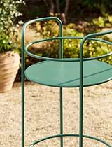 Rive Droite Drinks Trolley Thistle Green