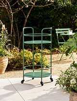 Rive Droite Drinks Trolley Thistle Green