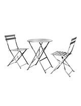 Rive Droite Bistro Set Small Silver