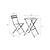 Rive Droite Bistro Set Small Silver