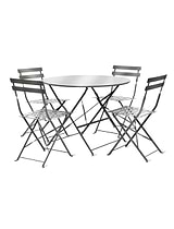 Rive Droite Bistro Set Large Silver