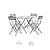 Rive Droite Bistro Set Large Silver