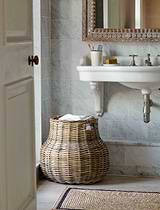 Bembridge Round Storage Basket Large Natural