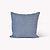 Stockwell Herringbone Cushion 60x60cm Cove Blue Wool