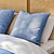 Stockwell Herringbone Cushion 60x60cm Cove Blue Wool