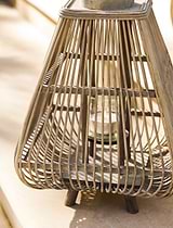 Huxley Bamboo Lantern Medium