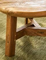 Hawthorne Round Coffee Table Small Natural