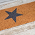 Star Top Step Doormat Natural
