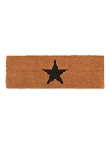 Star Top Step Doormat Natural