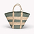 Foxcroft Market Bag Jute Rosemary Stripe