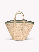 Foxcroft Market Bag Jute Rosemary