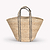 Foxcroft Market Bag Jute Cove Blue