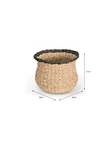 Hayward Fluted Pot Seagrass Rosemary