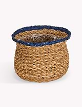 Hayward Fluted Pot Seagrass Ink