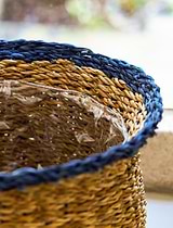 Hayward Fluted Pot Seagrass Ink
