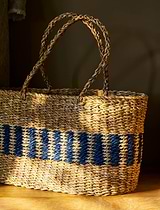Upton Market Bag Seagrass Ink