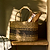 Upton Market Bag Seagrass Charcoal
