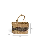 Upton Market Bag Seagrass Charcoal