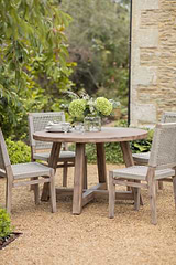 Chilford Solid Wood Round Dining Table Natural