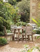 Chilford Solid Wood Round Dining Table Natural