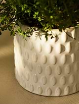 Blewbury Bobble Pot 11cm White