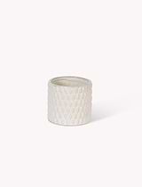 Blewbury Bobble Pot 14.5cm White