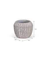 Cassington Linear Pot 18cm Grey