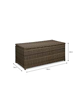 Skala Storage Box Large Dark Rattan