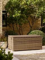 Skala Storage Box Large Dark Rattan