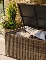 Skala Storage Box Large Dark Rattan