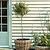 Kingscote Rattan Planter M Grey