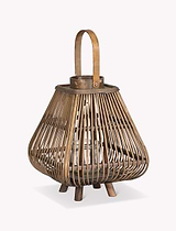 Huxley Bamboo Lantern Small