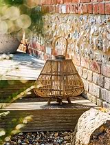 Huxley Bamboo Lantern Small