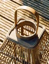 Huxley Bamboo Lantern Small