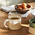Bladon Half Glazed Mugs Set of 2 White