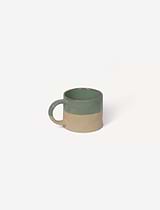 Bladon Half Glazed Mugs Set of 2 Rosemary